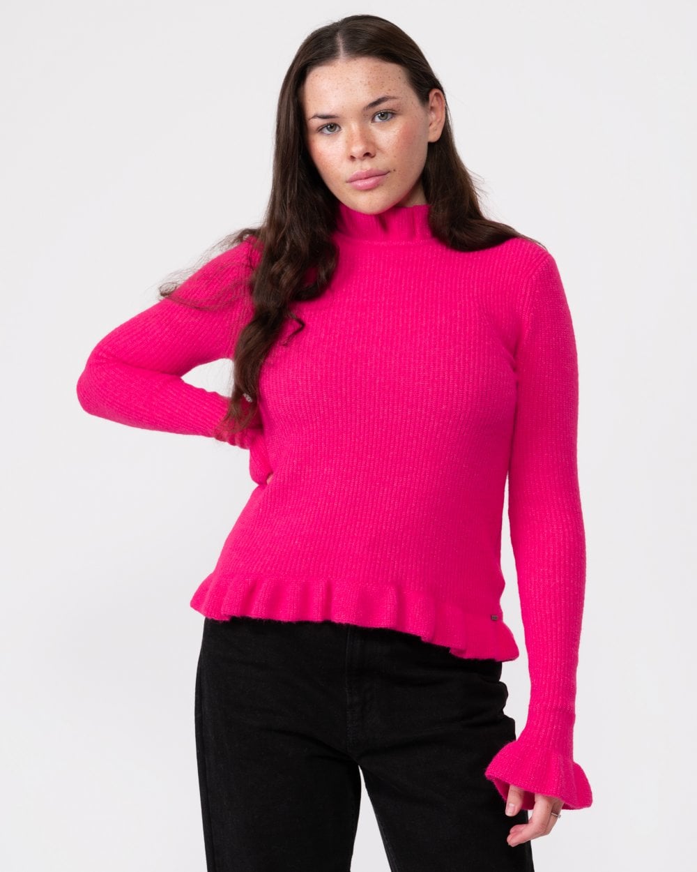 Red Pippa Ruffle Sweatshirt – Frillu